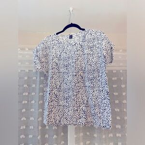 Shein Dalmatian print top